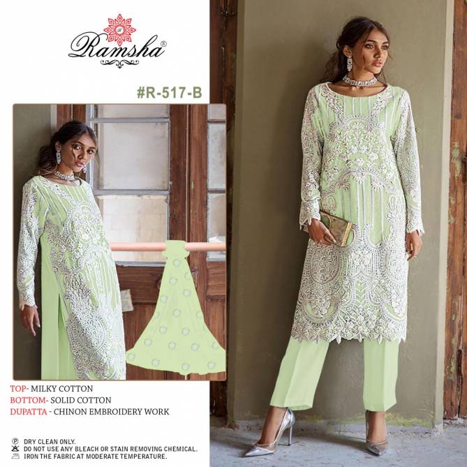 Ramsha R 517 Festive Wear Wholesale Designer Pakistani Suits
